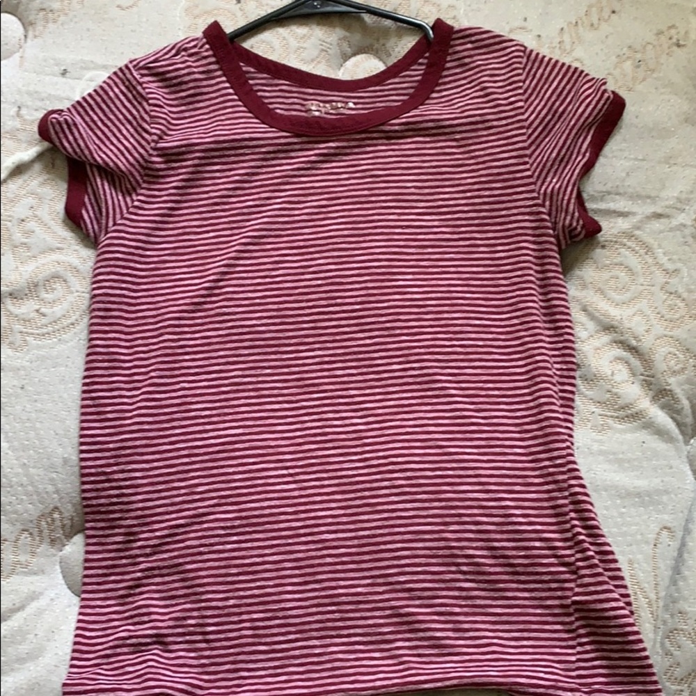 Arizona Jean Maroon Crop Top